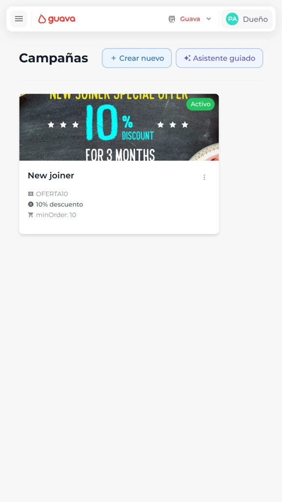 Cliente recurrente identificado automáticamente