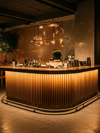Interno del bar di cocktail