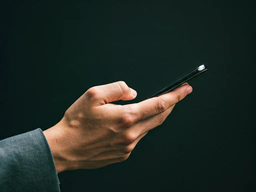 Imagen de alta calidad de cerca de una persona usando un teléfono inteligente para pedir comida